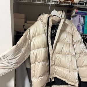TNA Beige Puffer Jacket
